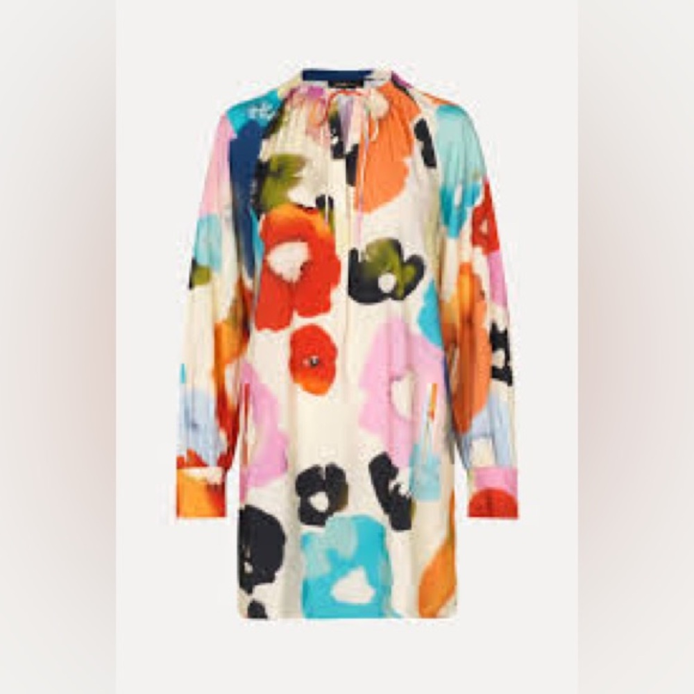STINE GOYA Multicolor Floral Cape Jacket